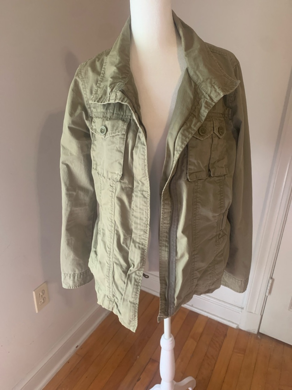 Old Navy Light Olive Utility Jacket